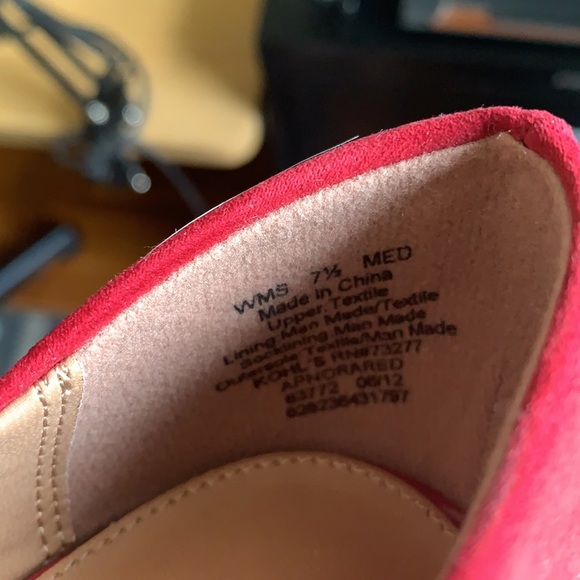 Red 4” heel with bow ▪️ - Picture 5 of 7